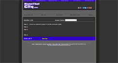Desktop Screenshot of namethatcity.com